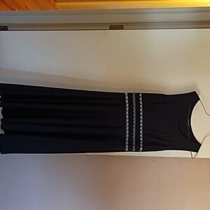 Perceptions Black and White Maxi Dress